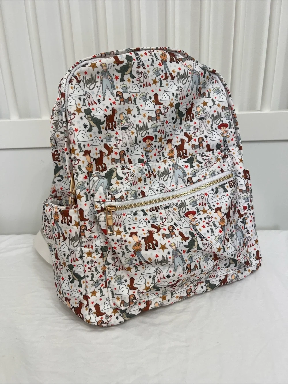 Magic Box Toy Story Bundle backpack with lunchbox holder and pencil case.